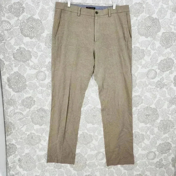 Banana Republic Other - Banana Republic Aiden Fit Men's Dress Pants Straight Leg 35x34 Khaki 9673